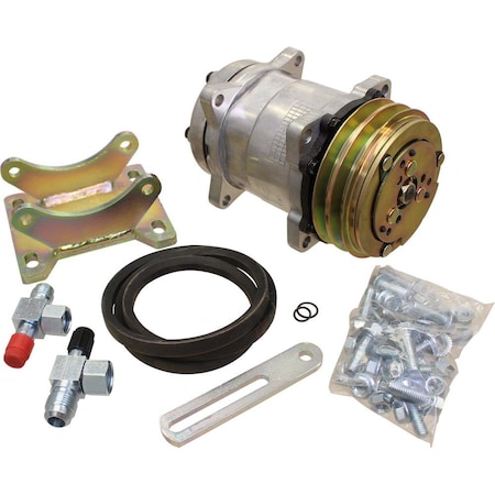 Aftermarket AMX10166 X10166 AC Compressor Conversion Kit Fits Case Tractors AMX10166-ABL